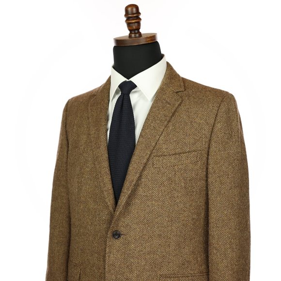 Bonobos Moon Tweed Wool Sport Coat Herringbone 40R - Picture 5 of 12